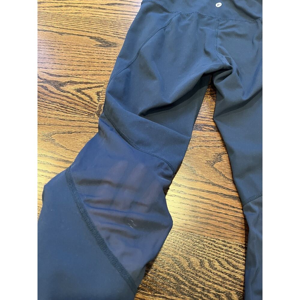 90 Degree by Reflex womens mesh contrast Performance Capri Leggings Sz. M - Picture 4 of 5